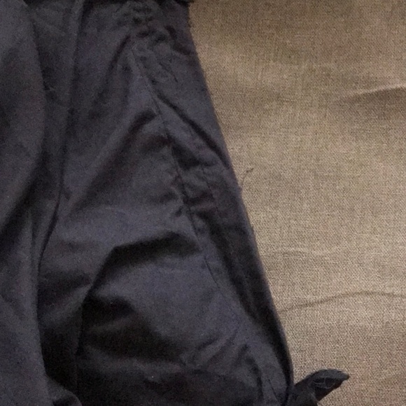 Handmade Navy Blue Cotton Maxi Dress - Picture 8 of 8